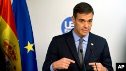 El presidente del gobierno español Pedro Sánchez, en Bruselas, el 25 de noviembre de 2018.