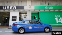 Văn phòng Uber, Grab tại Singapore.