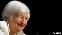 美國聯儲局主席耶倫。