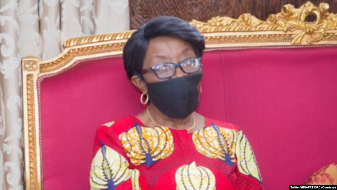 Marie Ntumba Nzeza ministre ya mambi ma bikolo bya bapaya ya RDC, na Kinshasa, 6 aout 2020. (Twitter/MINAFET RDC)