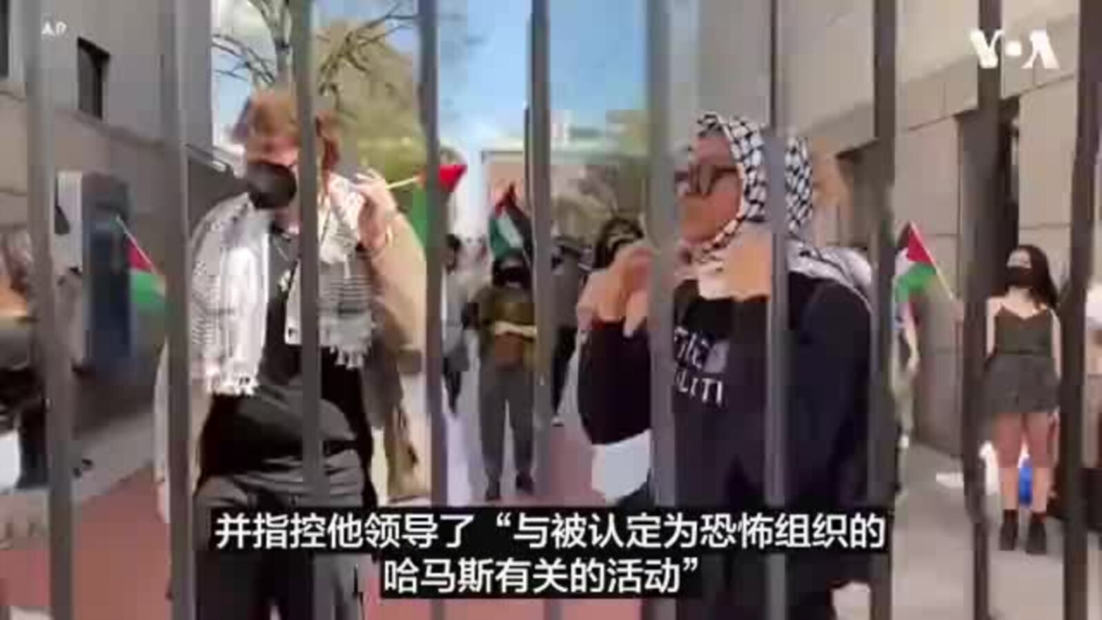哥伦比亚大学对巴勒斯坦活动人士被捕作出反应