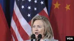 La secretaria de Estado, Hillary Clinton, abrió las jornadas de diálogo estratégico entre China y Estados Unidos.