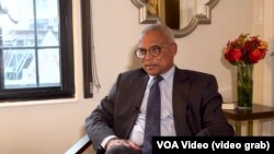Presidente de Cabo Verde, José Maria Neves, em entrevista à Voz da América em Nova Iorque. (Foto de Aquivo)