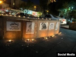 شیراز، شمع‌افروزی در اعتراض به جان باختن مهسا امینی