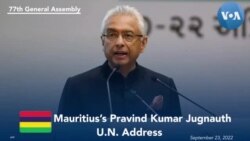 Mauritius Jugnauth Addresses 77th UNGA