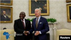 Africa News Tonight-S. Africa Ramaphosa Meets U.S. Biden; Experts Report Increased Africa Terrorism Attacks Despite Europe, U.S. Assistance 
