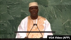 Le Premier ministre par intérim du Mali Abdoulaye Maïga, à l'Assemblée générale de l'ONU. 