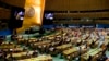 Ukrainian President Volodymyr Zelenskyy addresses the 77th session of the U.N. General Assembly, Sept. 21, 2022, at U.N. headquarters.