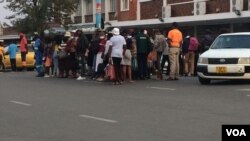 Stranded commuters in Bulawayo
