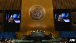Выступление Владимира Зеленского на заседании ГА ООН, Нью-Йорк, 21 сентября 2022 года