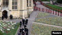 FILE: St. George's Chapel, resting place of Queen Elizabeth, at Windsor Castle in Windsor. Taken 9.19.2022