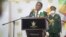 President Emmerson Mnangagwa, speaking in Harare at the signing ceremony for a Chinese investment deal on Sept. 16, 2022, said the project, about an hour’s drive northwest of Harare, will help turn around the decline of Zimbabwe’s economy. (Columbus Mavh