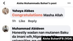 Aisha Buhari Ta Sha Suka Bayan Ta Wallafa Hotuna Zahra Buhari Na Kamalla Digiri A Intanet A Yayin Yajin Aikin ASUU