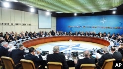 NATO defense ministers meeting at the NATO headquarters in Brussels, March 10, 2011