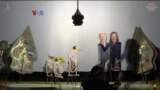 Wayang Joe Biden dan Kamala Harris Tampil di Solo