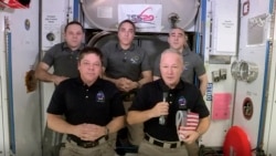 အမေရိကန် အာကာသယာဉ်မှူး ၂ ဦး ကမ္ဘာမြေကို ပြန်လည်ဆင်းသက်