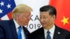 FILE PHOTO: Trump meets Xi at the G20 leaders’ summit at the International Exhibition Center in Osaka, Japan, 29 June 2019.