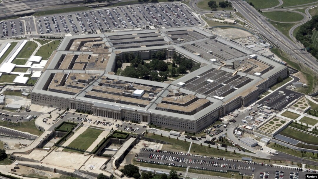 Foto dari udara bangunan markas besar Departemen Pertahanan Amerika Serikat, The Pentagon (Foto: dok).