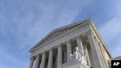 FILE - A view of the U.S. Supreme Court in Washington, Nov. 11, 2019.