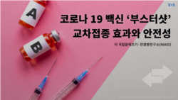 코로나 백신 '부스터샷' 교차 접종도 효과 있어