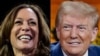 Kandidatët presidencialë Kamala Harris dhe Donald Trump