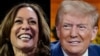 Kamala Harris dhe Donald Trump.