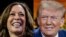 Kamala Harris dhe Donald Trump.