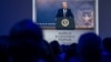 U.S. President Donald Trump is seen on a large screen during his address by video conference at the World Economic Forum annual meeting in Davos, Switzerland, Jan. 23, 2025.