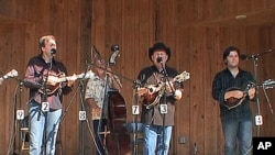 People of all ages danced to tunes at the Wayne C. Henderson Music Festival and Guitar Competition in Grayson County, Virginia.