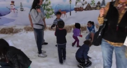 California Kids Get Taste of Winter at Museum