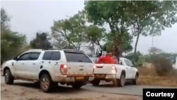 Imota kaMnu. Nelson Chamisa umkhokheli webandla leMDC Alliance ngesikhathi lapho okuthiwa idutshulwe.