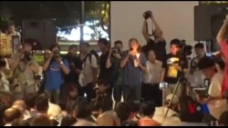 香港七一万人游行 批北京压缩港人民主自由