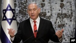 Perdana Menteri Israel Benyamin Netanyahu 