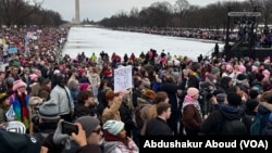 Maelfu ya watu wahudhurua mkutano wa People's March Washington