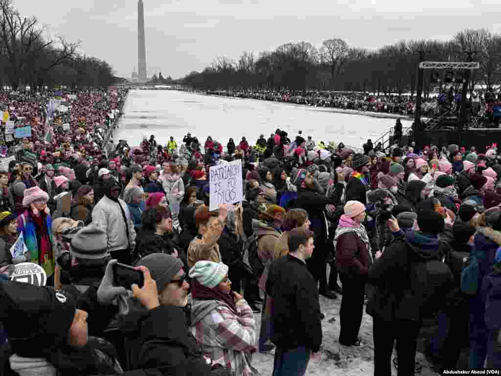 Maelfu ya watu wahudhurua mkutano wa People's March Washington