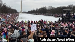 Maandamano ya "People's March" kabla ya kuapishwa Trump