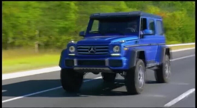 MotorWeek - Xe địa hình điên rồ nhưng sang trọng Mercedes Benz G550