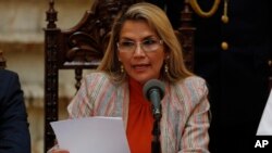 Jeanine Áñez sustituyó de forma interina a Evo Morales en la presidencia de Bolivia hasta que se celebren nuevas elecciones.