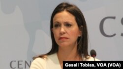 Maria Corina Machado asegura que las amenazas departe del gobierno de Nicolás Maduro simplemente la hacen más fuerte.