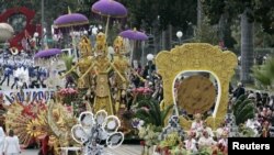 Indonesia kembali memenangkan Piala Presiden dalam Parade Bunga Mawar di Pasadena, 1 Januari 2013.(REUTERS/Jonathan Alcorn)