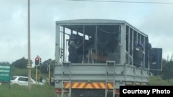 Police Vehicle Near Nust University BYO