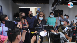 Más de una docena de periodistas han sido citados por el Ministerio Público de Nicaragua, que ha iniciado una supuesta investigación contra la Fundación Violeta Chamorro. Foto Houston Castillo, VOA.