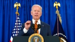 President Joe Biden talks about the May jobs report from the Rehoboth Beach Convention Center in Rehoboth Beach, Del., June 4, 2021.