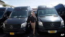 Sharky Laguana, president of the San Francisco Small Business Commission and owner of a van rental business in San Francisco, says he has lost 99% of his business, April 23, 2020.