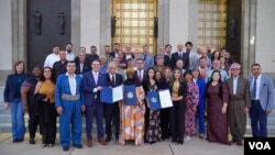 Kurd û Amerîkî di Merasîma naskirina 50 salîya hatina Kurdan bo Amerîka.
