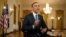 U.S. President Barack Obama tapes the weekly address, August 23, 2012.