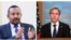 Blinken and Abiy collage