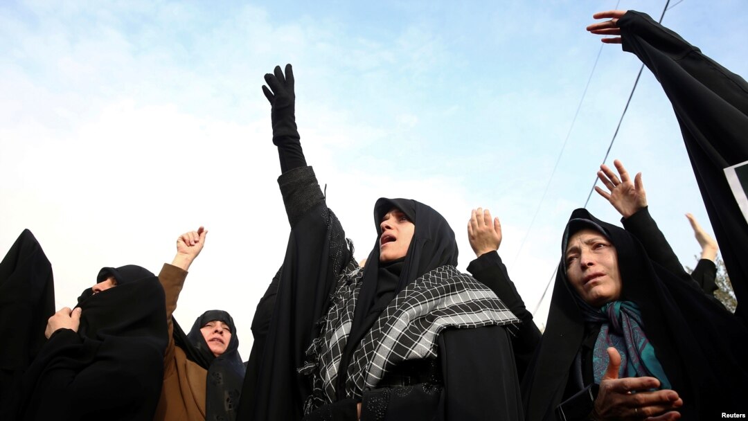 Una manifestación en Teherán para protestar contra la muerte de Soleimani, el 3 de enero de 2020 (Foto: Reuters/West Asia News Agency) 
