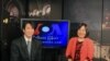 VOA Burmese Service Chief Than Lwin Htun and co-anchor Nyo Nyo Lwin.
