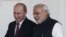 Vladimir Putin y Narendra Modi acordaron una serie de pactos energéticos y militares.
